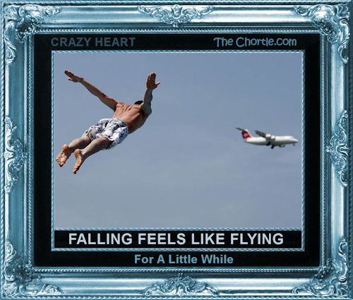 Falling feels like flying for a little while (Crazy Heart)