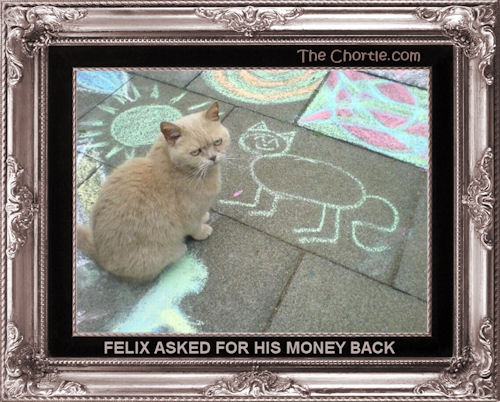 Felix asked for his money back