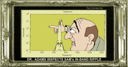 Dr. Adams inspects Sam's in-band ripple