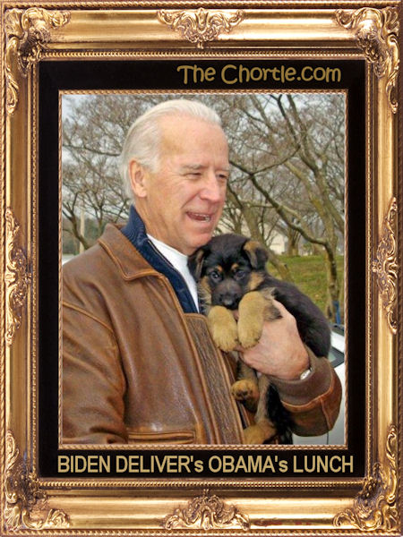 Biden delivers Obama's lunch