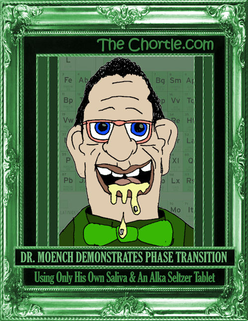 Dr. Moench demonstrates phase transition using only his own saliva & an Alka Seltzer tablet