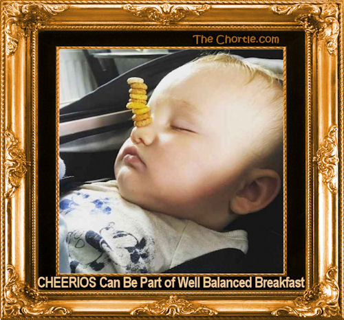 Cheerios can be part of a well-balanced breakfast