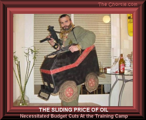 The sliding price of oil necessitated budget cuts at the training camp
