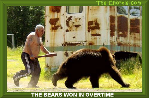 The bears won in overtime.