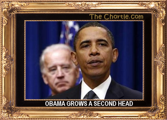 Obama grows a second head