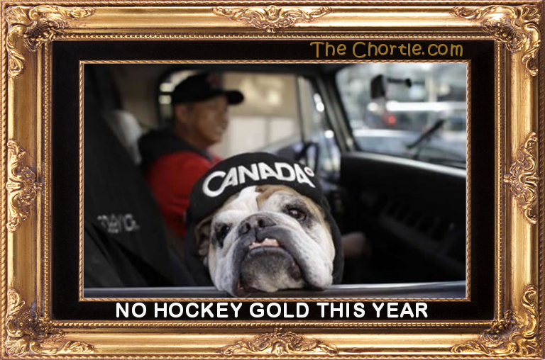 No hockey gold this year.