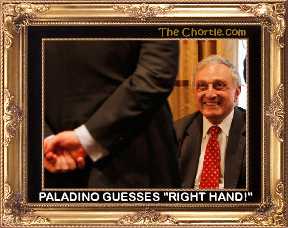 Palandino guesses "Right hand"