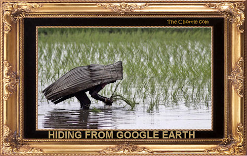 Hiding from Google Earth