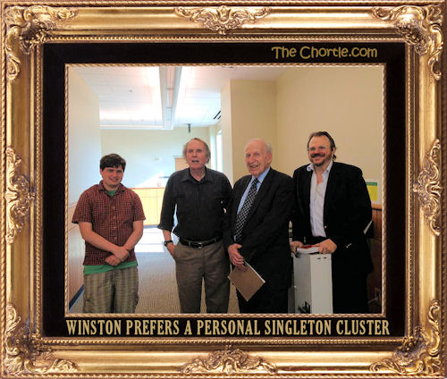 Winston preferes a personal singleton cluster