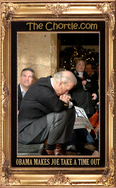 Obama makes Joe take a time out