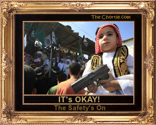 It's okay! The safety's on.