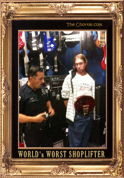 World's worst shoplifter