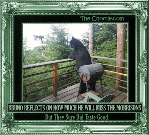 Bruno reflects on how much he will miss the Morrisons. But they sure did taste good.