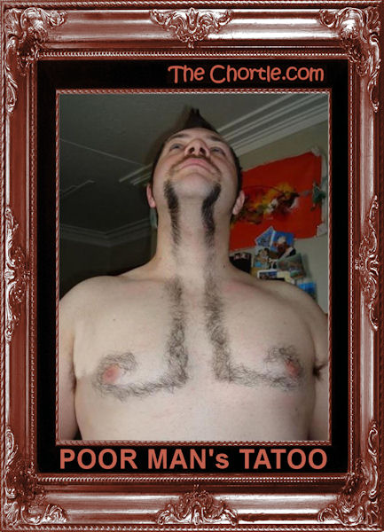 Poor man's tatoo