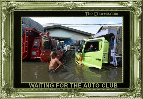 Waiting for the auto club