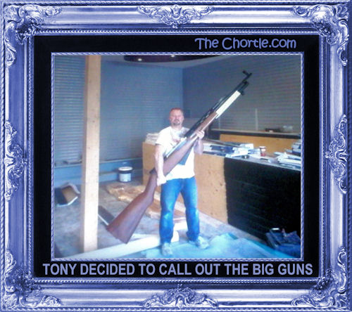 Tony decided to call out the big guns