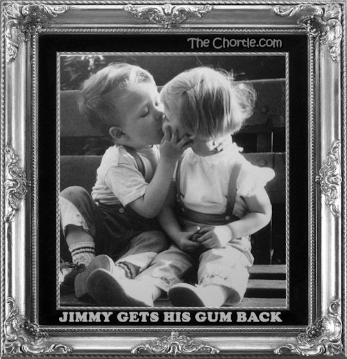 Jimmy gets his gum back