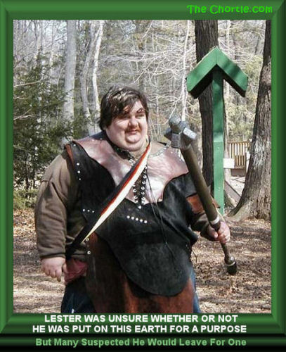 Lester was unsure whether or not he was put on this earch for a purpose. But many suspected he would leave for one.