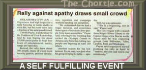 A self fulfilling event