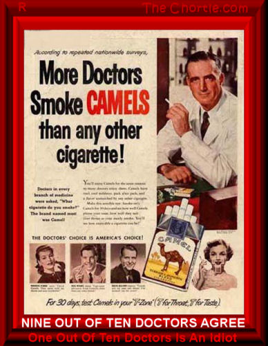 Nine out of ten doctors agree one out of ten doctors is an idiot