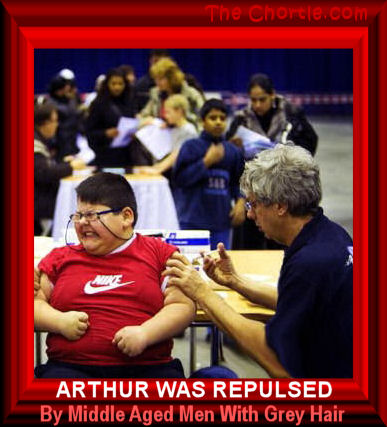 Arthur was repulsed by middle aged men with grey hair.
