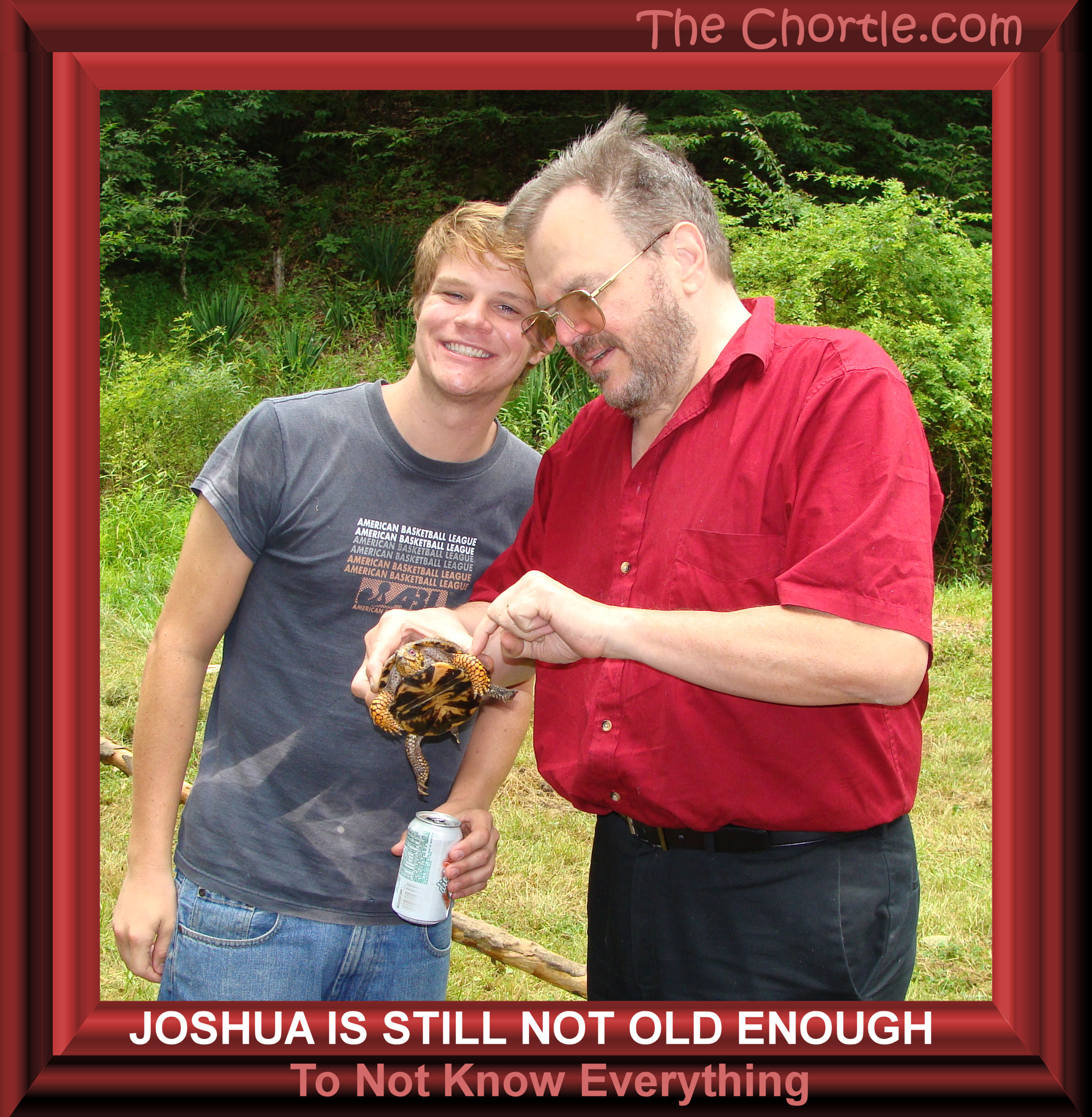 Joshua is still not old enough to not know everything.