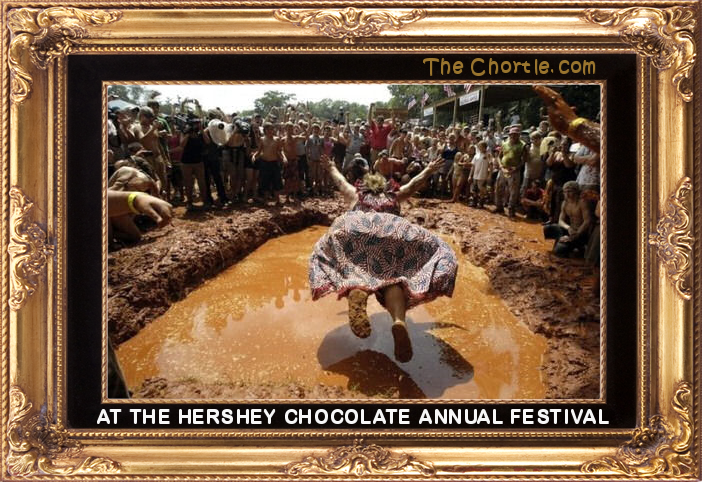 At the Hershey chocolate annual festival.