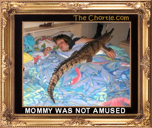 Mommy was not amused