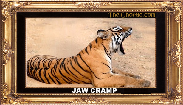 Jaw cramp