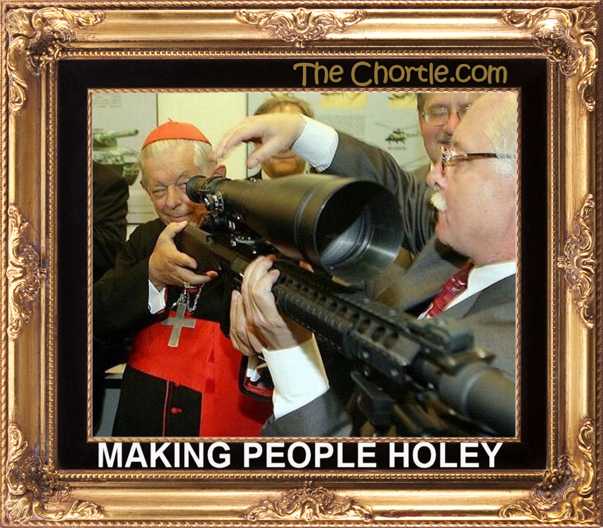Making people holey.